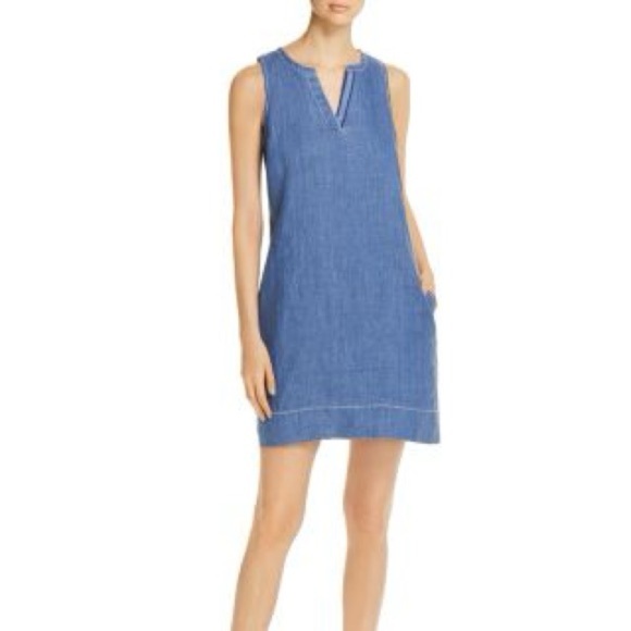 Sleeveless Blue Dress - Picture 9 of 9